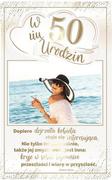 Kartki okolicznościowe i zaproszenia - Kartka na 50 urodziny dla kobiety PS14 - miniaturka - grafika 1