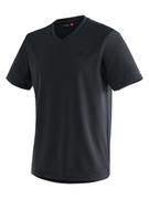 Koszulki sportowe męskie - Maier Sports Koszulka funkcyjna "Walter" w kolorze czarnym - miniaturka - grafika 1