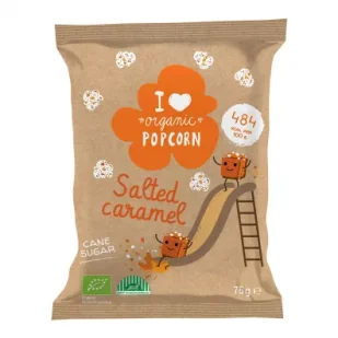 Hopi Popi Popcorn słony karmel 75 g TAK - Popcorn - miniaturka - grafika 1