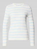 Swetry damskie - Sweter z dzianiny z okrągłym dekoltem model ‘DALO’ - miniaturka - grafika 1