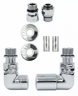 Zawory i kraniki - Zawór regulacyjny Vision chrom prawy GZ1/2 All in One - miniaturka - grafika 1