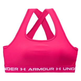 Damski Stanik sportowy UNDER ARMOUR CROSSBACK MID BRA 1361034-681 – Bordowy - Biustonosze - miniaturka - grafika 1
