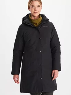 Marmot Kobiety Wm's Chelsea Coat, Ultralekka kurtka puchowa, nieprzemakalna parka puchowa, ciepły płaszcz zimowy, kurtka zimowa, wiatroszczelna kurtka funkcyjna, Black, M - Płaszcze damskie - miniaturka - grafika 1