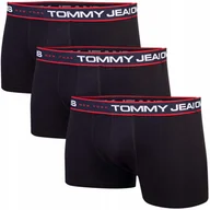 Majtki męskie - TOMMY HILFIGER BOKSERKI MĘSKIE MAJTKI 3 PARY TRUNK CZARNE r.M - miniaturka - grafika 1