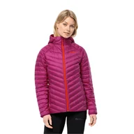 Kurtki damskie - Damska kurtka puchowa Jack Wolfskin PASSAMANI DOWN HOODY W new magenta - XS - miniaturka - grafika 1