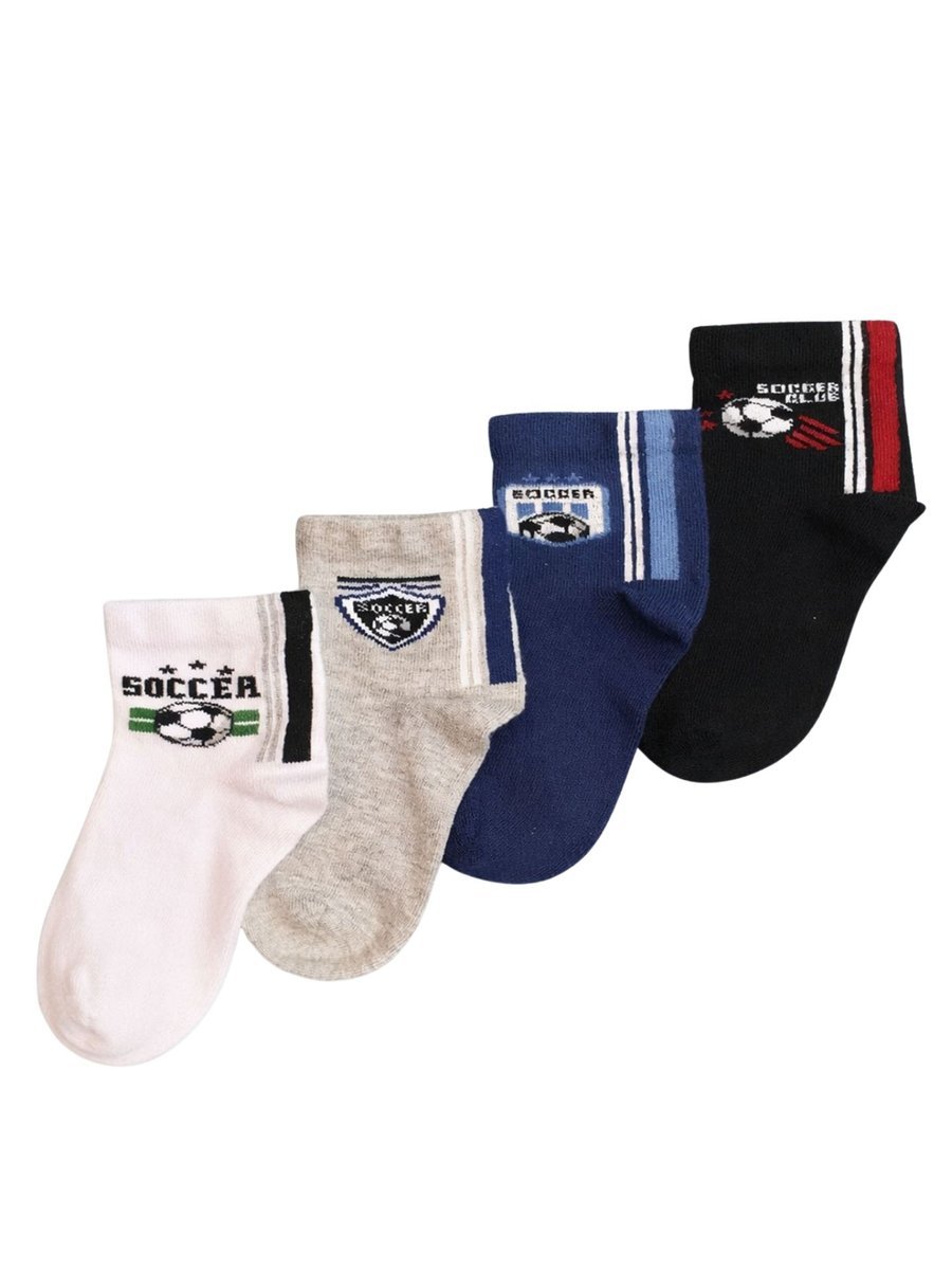 Skarpetki chłopięce skarpety dziecięce bawełniane długie 4PAK 35-38 MYWAY