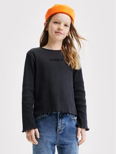 Desigual Bluzka Alejandra 22WGTK07 Czarny Regular Fit - Bluzki damskie - miniaturka - grafika 1