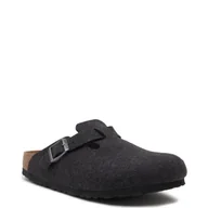 Klapki i japonki damskie - Birkenstock Klapki BOSTON | z dodatkiem skóry - miniaturka - grafika 1