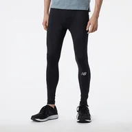 Spodnie sportowe męskie - Tighty New Balance MP21273BK  czarne - miniaturka - grafika 1