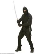 Stroje karnawałowe - Strój ninja czarny max, rozmiar m - miniaturka - grafika 1