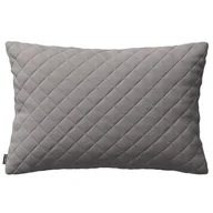 Poszewki na poduszki - Dekoria Poszewka Kinga pikowana 60 x 40 cm gołębi szary 60 × 40 cm Velvet 148-704-11 - miniaturka - grafika 1