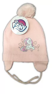 Czapka Zimowa Wiązana My Little Pony Róż 50 Baby - Czapki damskie - miniaturka - grafika 1