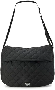 Reebok Damska torba crossbody - stylowa lekka nylonowa pikowana i niepikowana codzienna torba na ramię dla kobiet, Pikowana czarna Celine, rozmiar uniwersalny - Torebki damskie - miniaturka - grafika 1