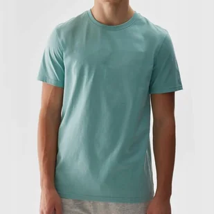 Koszulka Męska 4F Mięta T-shirt Bawełniany Podkoszulek BASIC Sportowy XXL - Koszulki męskie - miniaturka - grafika 1