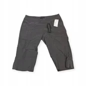 Spodnie damskie - Rybaczki materiałowe damskie szare eleganckie LEE 6/S - miniaturka - grafika 1