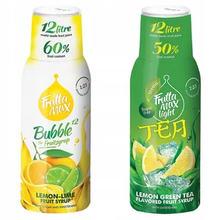 Zestaw 2x Syrop Fruttamax Cytryna-Limonka Zielona Herbata Light - Syropy i koncentraty owocowe - miniaturka - grafika 1