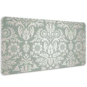 Podkładki na biurko - Duża mata na biurko Kwiatowy wzór vintage 100x50 cm - miniaturka - grafika 1