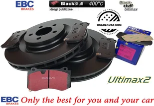 Przednie klocki Ultimax2 + tarcze hamulcowe 360mm EBC seria PREMIUM Dodge Challenger SRT Scat Pack - Tarcze hamulcowe - miniaturka - grafika 1