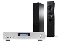Zestawy stereo - Rotel A14 MkII (srebrny) + Tesi 5 (czarny) - miniaturka - grafika 1