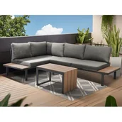 Meble ogrodowe - Zestaw ogrodowy modułowy Sirius 2 sofy i stolik - miniaturka - grafika 1