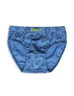 Majtki dla dzieci - 3 sztuki, chłopięce slipy klasyczne z bawełny jersey 3-pak - LA/MA - miniaturka - grafika 1