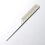 Szczotki i grzebienie do włosów - Y.S. Park, Grzebień Ze Szpikulcem, Nr G11 Biały - miniaturka - grafika 1