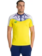Koszulki sportowe męskie - Arena Koszulka sportowa w kolorze żółtym - miniaturka - grafika 1