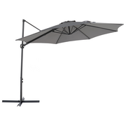 Parasole ogrodowe - Lumarko Parasol Ogrodowy ⌀ 295 Cm Ciemnoszary Savona Ii - miniaturka - grafika 1