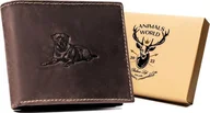 Portfele - Always Wild Duży, Skórzany Portfel Męski - miniaturka - grafika 1
