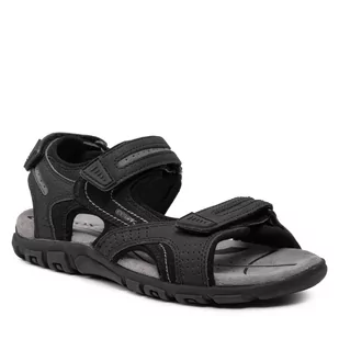 Geox Sandały U S.Strada D U8224D 050AU C9310 Black/Stone - Sandały damskie - miniaturka - grafika 1