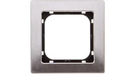 Klawisze i ramki - Ospel Sonata stal inox ramka R-1RM/37 R-1RM/37 - miniaturka - grafika 1