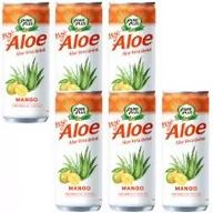 Soki i napoje niegazowane - Pure Plus Napój z aloesem Aloe Vera Drink Mango zestaw 6 x 240 ml - miniaturka - grafika 1