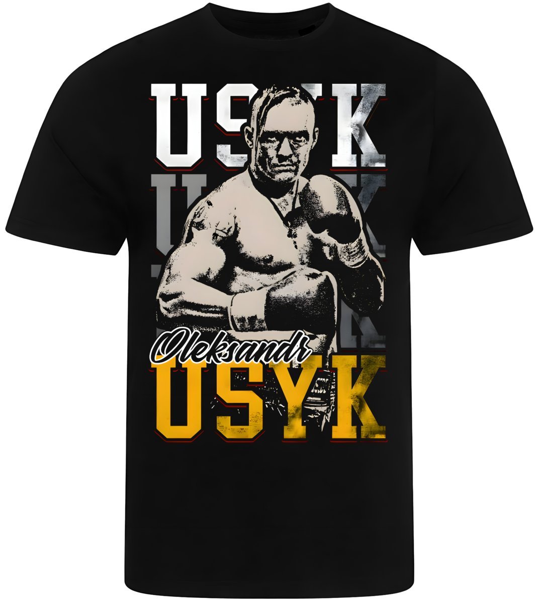 KOSZULKA MĘSKA NADRUK USYK BOKS DLA TATY NA URODZINY PREZENT PREMIUM 3XL