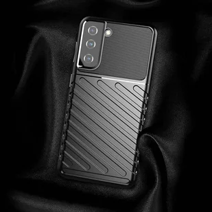Thunder Case etui Samsung Galaxy A14 5G silikonowy pancerny pokrowiec czarne - Etui i futerały do telefonów - miniaturka - grafika 4