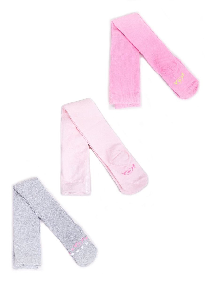 Rajstopy Dziewczęce Bawełniane We Wzory 3Pak 68-74 Yoclub