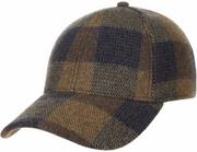 Czapki i chusty sportowe męskie - Czapka Ankeny Wool Check by Stetson, brązowy, One Size - miniaturka - grafika 1