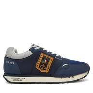 Sneakersy męskie - Sneakersy Aeronautica Militare 251SC292CT3331 Granatowy - miniaturka - grafika 1