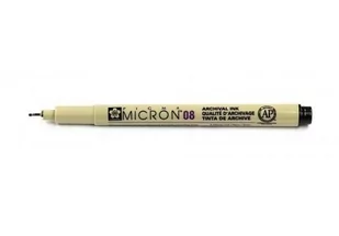 Cienkopis Pigma Micron, czarny, 0,5 mm - Cienkopisy - miniaturka - grafika 1