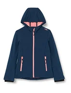 Kurtki i płaszcze dla dziewczynek - CMP, Kid Gjacket Fix Hood, niebieski atrament, 116 - miniaturka - grafika 1