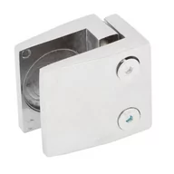 Meble modułowe i akcesoria - Uchwyt do płyty/szkła na ścianę chrom - miniaturka - grafika 1