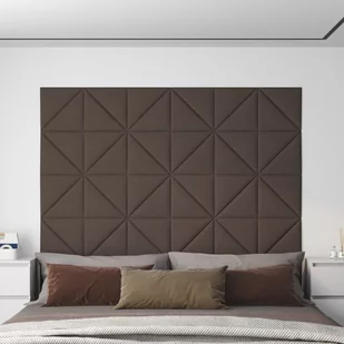 Lumarko Panele ścienne, 12 szt, kolor taupe, 30x30 cm, tkanina, 1,08 m² - Panele ścienne i boazeria - miniaturka - grafika 1