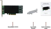 Kontrolery - Kontroler Highpoint HighPoint RocketRAID 2840C, RAID card - miniaturka - grafika 1