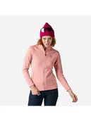 Bluzy damskie - Bluza mid layer damska Rossignol W Classique Clim różowy L - miniaturka - grafika 1