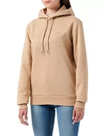 Bluzy męskie - GANT Męska bluza z kapturem Tonal Archive Shield Sweat Hoodie, Hazelwood beżowy, XL - miniaturka - grafika 1