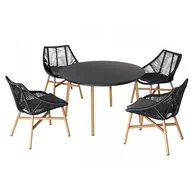 Meble ogrodowe - Zestaw ogrodowy jadalniany ESTI&ESTA Holand 4 osobowy - miniaturka - grafika 1