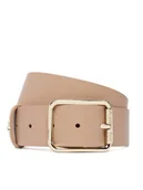 Paski - Patrizia Pepe Pasek Damski CW6409/L001-R874 Beżowy - miniaturka - grafika 1