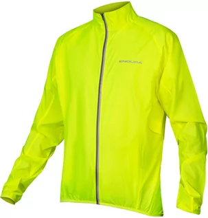 Kurtki rowerowe - Endura Pakajak Kurtka Mężczyźni, neon yellow XXL 2020 Kurtki szosowe E3193YV/7 - grafika 1