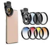 Folie ochronne do telefonów - Zestaw Filtrów 7W1 Apexel Filtry Filtr Cpl Nd32 Star Połówkowe Do Telefonu / Smartfona / Apl-52Uv-7G - miniaturka - grafika 1