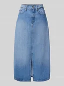 Spódnice - Spódnica jeansowa z 5 kieszeniami - miniaturka - grafika 1