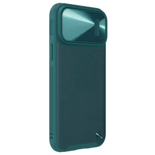 Nillkin CamShield Leather S Case etui iPhone 14 Pro Max pokrowiec z osłoną na aparat zielone - Etui i futerały do telefonów - miniaturka - grafika 4